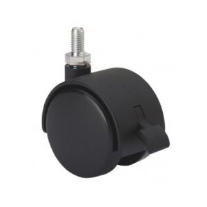 Rueda polipropileno-plastico giratoria con freno Alex diametro 40 mm. modelo TW0116
