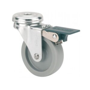 Rueda poliamix giratoria con freno Alex diametro 60 mm. modelo TW0177