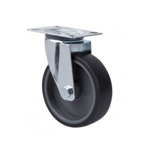 Rueda goma giratoria Alex diametro 125 mm. modelo TW0222