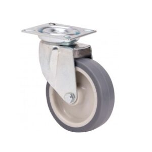 Rueda goma giratoria Alex diametro 80 mm. modelo TW0231