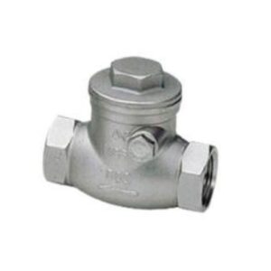 Valvula de retención a clapeta oscilante a/inox. A-316 con rosca 1-1/2" PN-16