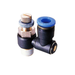 Regulador de caudal codo orientable tubo macho D-6 1/4" Sang-A NSS 06-02 - Imagen 1