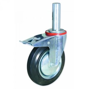 Rueda andamio espiga D-35 Gayner diametro 200 mm. AEG4 200 EGR4 D35 codigo 34-912