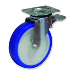 Rueda giratoria con freno superlast Gayner diametro 200 mm. MPG5 200 NSL5-FD codigo 35-048/2-FD - Imagen 1