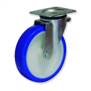 Rueda giratoria con freno superlast Gayner diametro 200 mm. MPG5 200 NSR5-FD codigo 35-048/4-FD