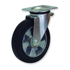 Rueda giratoria caucho Gayner diametro 250 mm. MPG5 250 ACB5 codigo 35-058/44