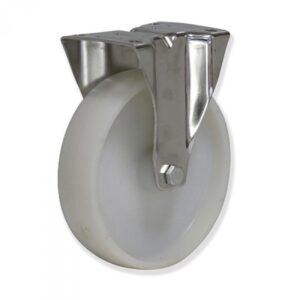 Rueda fija nylon Gayner diametro 200 mm. MIPF5 200 NYL4 codigo 35-375
