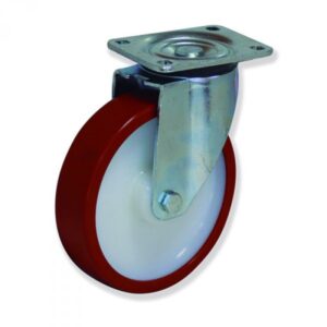 Rueda fija poliuretano Gayner diametro 125 mm. KPG5 125 NPB5 codigo 35-436