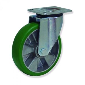 Rueda giratoria poliuretano Gayner diametro 125 mm. KPG5 125 AEBB5 codigo 35-444