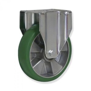 Rueda fija poliuretano Gayner diametro 125 mm. KPF5 125 AEBB5 codigo 35-445