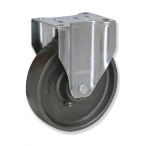 Rueda fija hierro Gayner diametro 125 mm. KPF5 125 HFB5 codigo 35-455