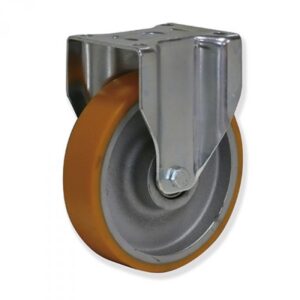 Rueda fija poliuretano Gayner diametro 150 mm. KPF5 150 HPB6 codigo 35-509