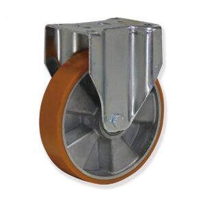 Rueda fija poliuretano Gayner diametro 200 mm. KPF5 200 APB5 codigo 35-593