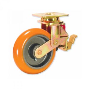 Rueda giratoria poliuretano Gayner diametro 200 mm. HAPG6 200 APBB5-FS codigo 36-782-FS