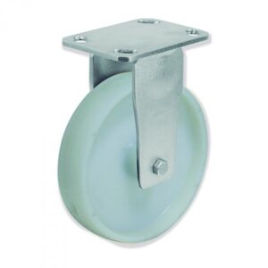 Rueda fija nylon Gayner diametro 100 mm. QPF6 100 NYB6 codigo 36-823