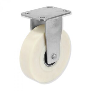 Rueda fija poliamida Gayner diametro 100 mm. QPF6 100 POB6 codigo 36-839/4