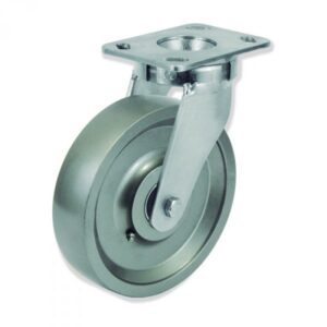 Rueda giratoria hierro Gayner diametro 200 mm. QPG6 200 HFB6 codigo 36-868