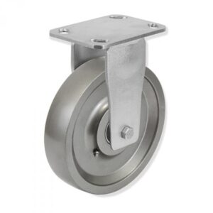 Rueda fija hierro Gayner diametro 250 mm. QPF6 250 HFB6 codigo 36-871