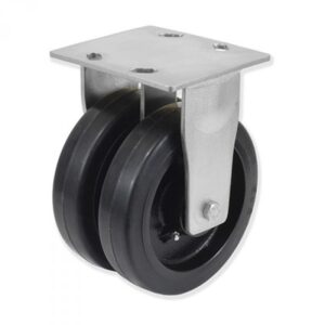 Rueda fija goma Gayner diametro 200 mm. QDPF6 200 HGB5 codigo 36-913/06 - Imagen 1