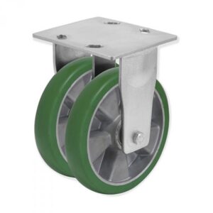 Rueda fija poliuretano Gayner diametro 125 mm. QDPF6 125 AEBB5 codigo 36-941