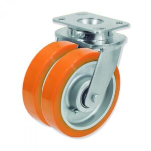 Rueda giratoria poliuretano Gayner diametro 100 mm. QDPG6 100 HPB5 codigo 36-950 - Imagen 1