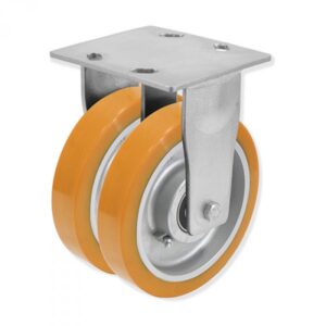 Rueda fija poliuretano Gayner diametro 200 mm. QDPF6 200 HPB6 codigo 36-957 - Imagen 1