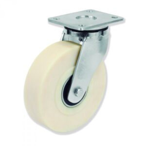 Rueda giratoria poliamida Gayner diametro 150 mm. QPG7 150 POB6 codigo 37-50/6