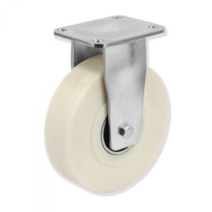 Rueda fija poliamida Gayner diametro 200 mm. QPF7 200 POB6 codigo 37-61/6