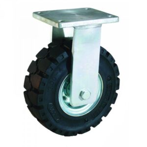 Rueda fija goma Gayner diametro 250 mm. QPLF7 250 ESB5 codigo 37-803