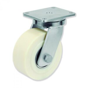 Rueda giratoria poliamida Gayner diametro 150 mm. QPG8 150 POB8 codigo 38-150