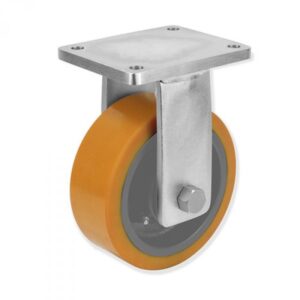 Rueda fija poliuretano Gayner diametro 150 mm. QPF8 150 HPB8 codigo 38-153