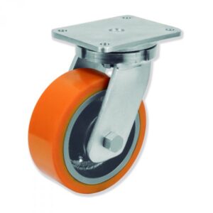Rueda giratoria poliuretano Gayner diametro 300 mm. QPG8 300 HPB8 codigo 38-176