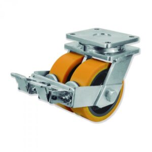 Rueda giratoria poliuretano Gayner diametro 200 mm. UDPG8 200 HPB8-FS codigo 38-510-FS