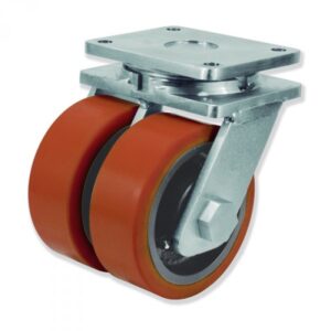 Rueda giratoria vulkollan Gayner diametro 200 mm. UDPG8 200 HVB8 codigo 38-512