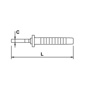 Alicate corte diagonal Ega Master 160 mm. Titacrom® Bimat codigo 62343 - Imagen 3