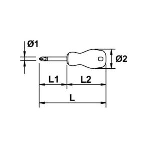 Destornillador carrocero Ega Master Philips PH-1 Rotork codigo 67190 - Imagen 4