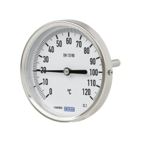 Termometro a/inox. Wika A52.080 0...160ºC. G 1/2" B macho fija D-10x63 mm. codigo 45791687