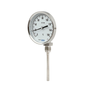 Termometro a/inox. Wika R52.100 0...160ºC. G 1/2" B macho fija D-10x63 mm. codigo 45905392