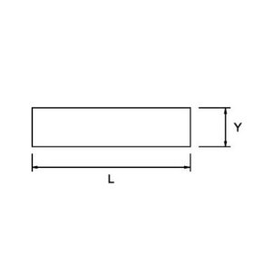 Cuña acero inoxidable Ega Master 250 x 40 x 30 mm. codigo 38064 - Imagen 2
