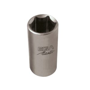 Llave de vaso 1/2" serie larga acero inoxidable Ega Master 1-1/16" 6 cantos codigo 38398