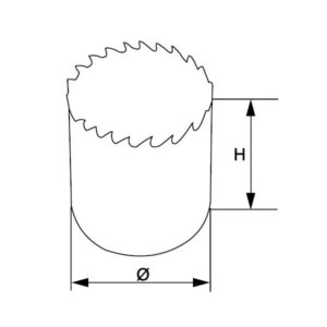 Corona perforadora bi-metal Ega Master 25 mm. codigo 64557 - Imagen 2
