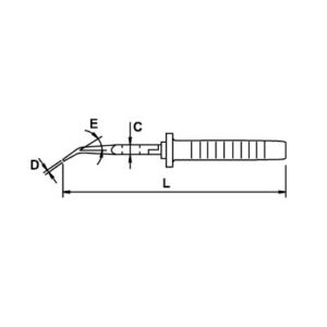 Alicate telefonista boca curva Ega Master 200 mm. Mastercut Titacrom® Bimat 1000 V. codigo 76615 - Imagen 3