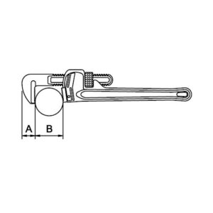 Llave Heavy Duty Ega Master 18" acero inoxidable codigo 38927 - Imagen 2