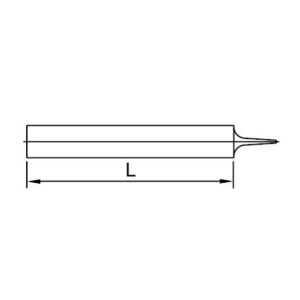 Lima plana paralela Ega Master 8" (fina) con mango codigo 63499 - Imagen 2