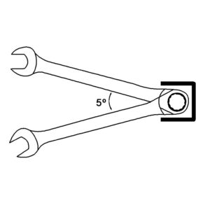 Llave combinada de carraca Classicgear Ega Master 6 mm. cromado pulido espejo codigo 63788 - Imagen 2