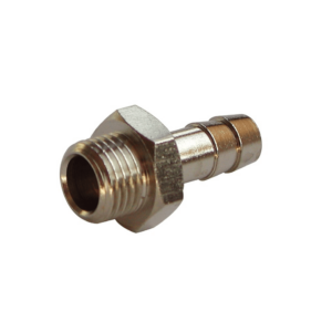 Racor macho con espiga laton niquelado rosca D-18x3/4"