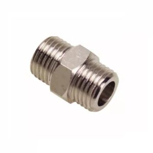 Machon cilindrico laton niquelado 1/4"x1/4"