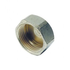 Tapon hembra laton niquelado 1"