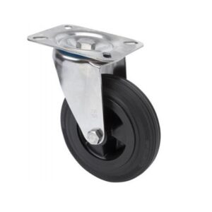 Rueda goma giratoria  Alex diametro 200 mm. modelo 2-4748