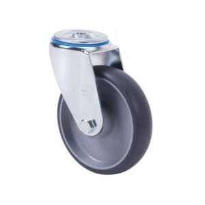 Rueda goma giratoria  Alex diametro 125 mm. modelo 2-4876